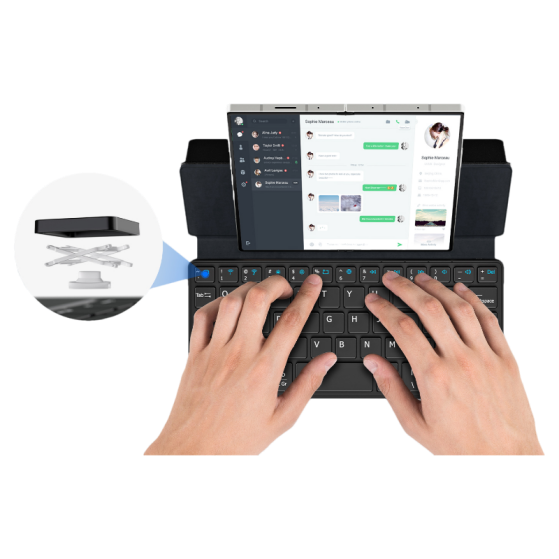 Universal Mini 11 Wireless Keyboard (Keyboard + Leather Case)